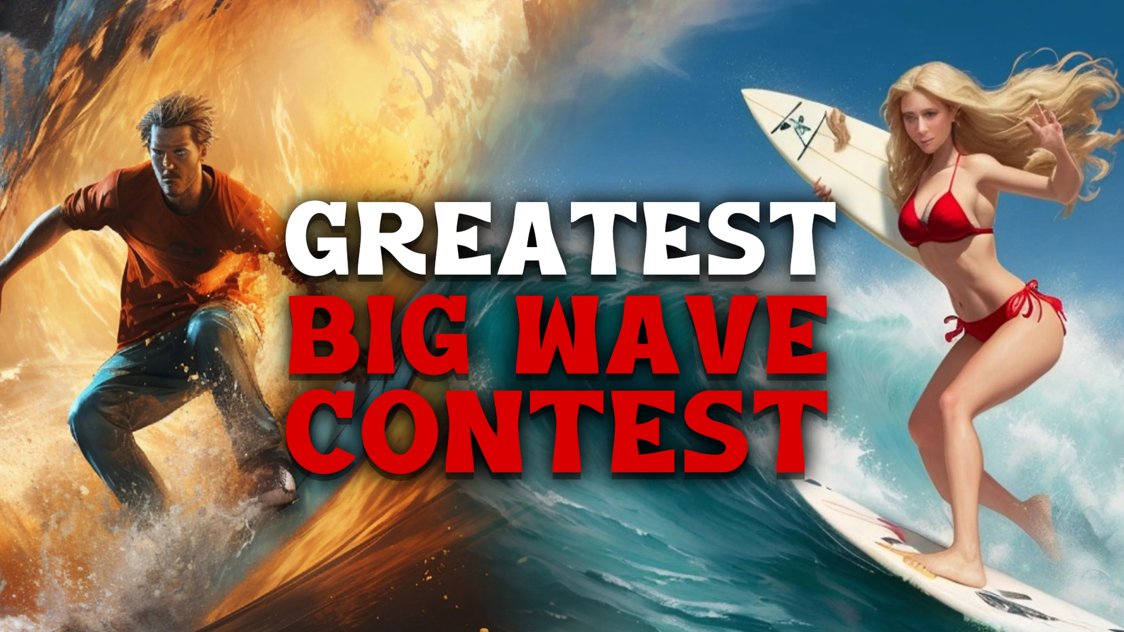 Greatest Big Wave Contest poster